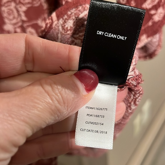 Torrid Floral Rose Table Boho Gauze Smocked VNeck Top Torrid Size 0 / Large - Picture 10 of 12